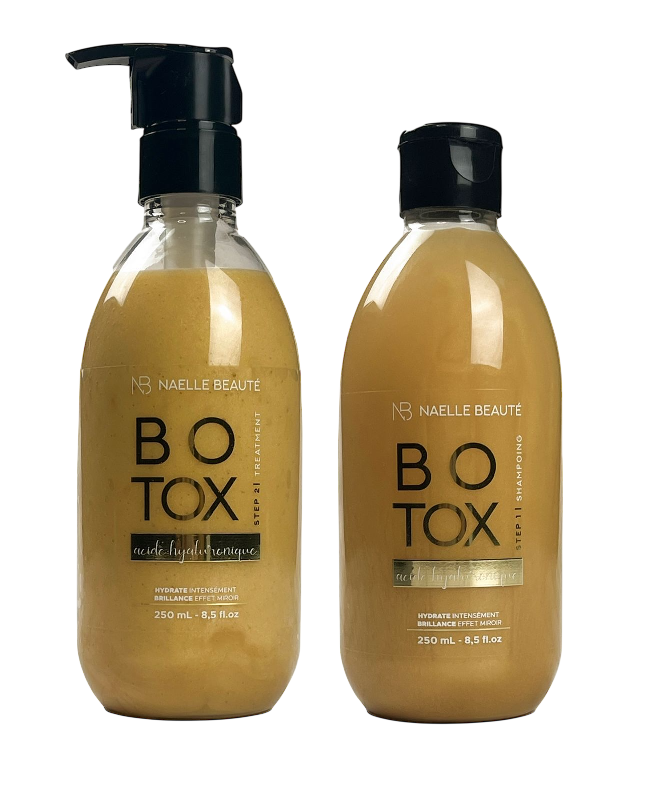 Kit Botox Effet Miroir 250 ml – Réparation &amp; Brillance Effet Miroir